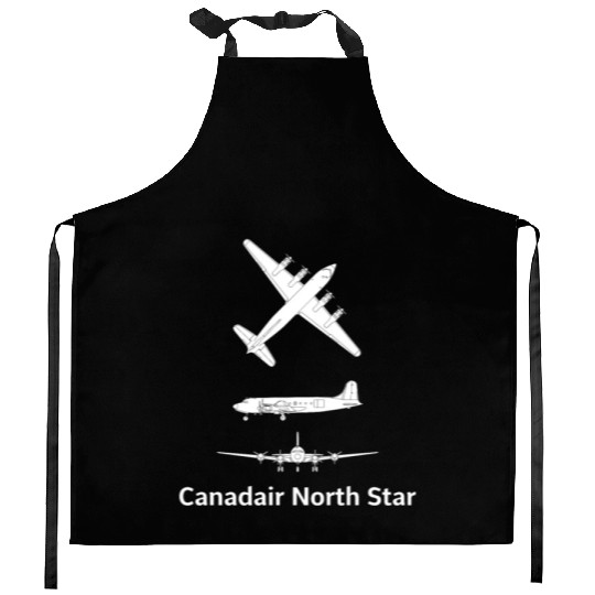 Canadair North Star Aircraft model Kitchen Aprons