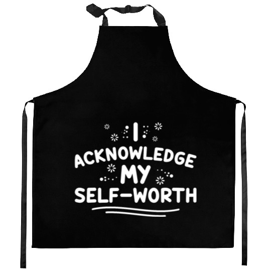 Positive Affirmations Inspirational Quote for Kitchen Aprons