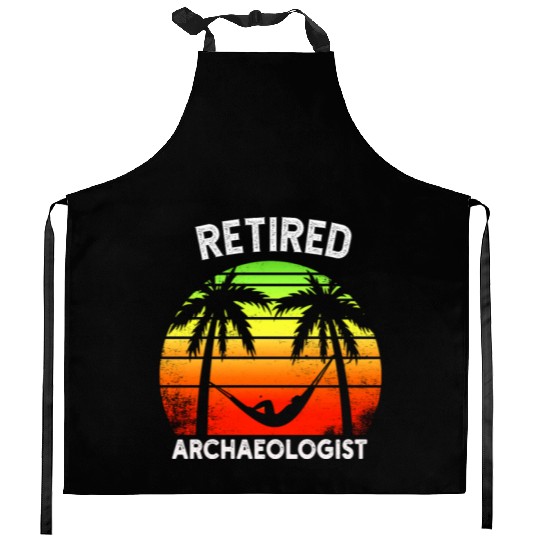 Twilight of Discovery: A Retired Archaeologist Kitchen Aprons