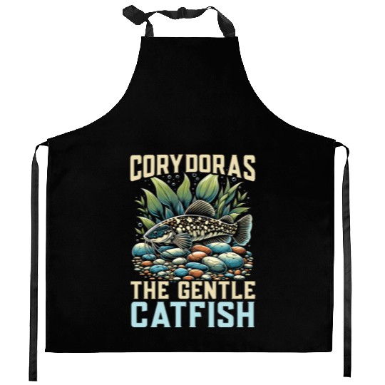 Corydoras Catfish Fish Lover Freshwater Aquarium Kitchen Aprons