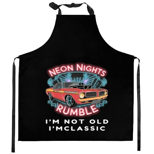 Statement of Classic Confidence Apparel- Hot Rod Kitchen Aprons
