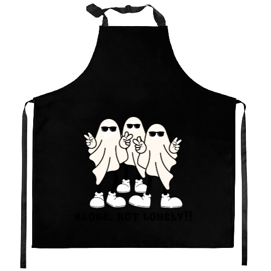 Alone, not lonely!!! Kitchen Aprons