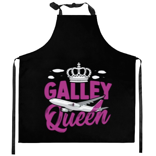 Galley Queen Flight Attendant Aviation Kitchen Aprons