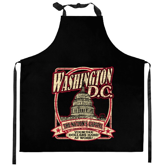 Washington D.C. Souvenir Satire Kitchen Aprons