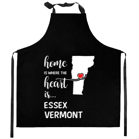 Essex County Vermont Is Where My Heart Is Gift Kitchen Aprons