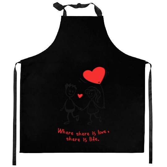 Tenues assorties pour elle et lui Kitchen Aprons