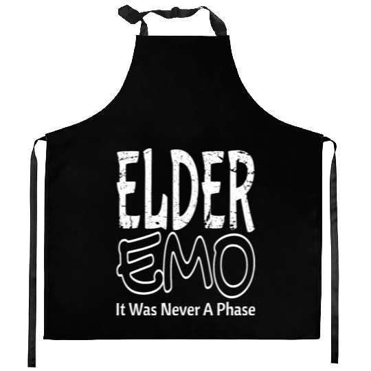 Elder EMO Never A Phase Gothic Kitchen Aprons