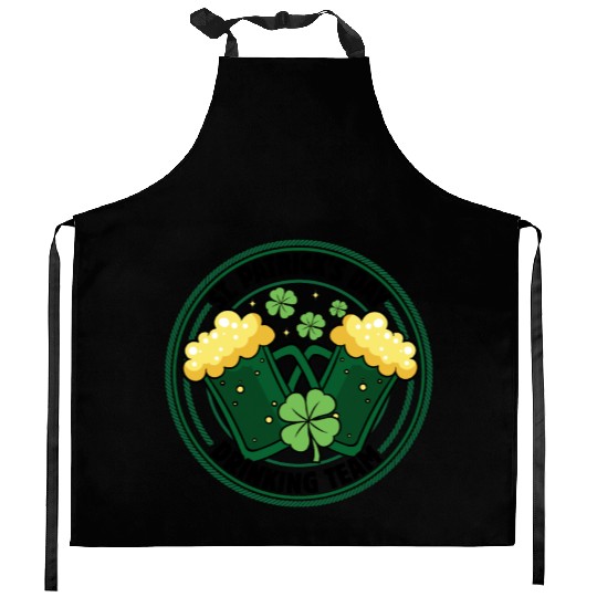 St Patrick s Day Best Drinking Team Kitchen Aprons