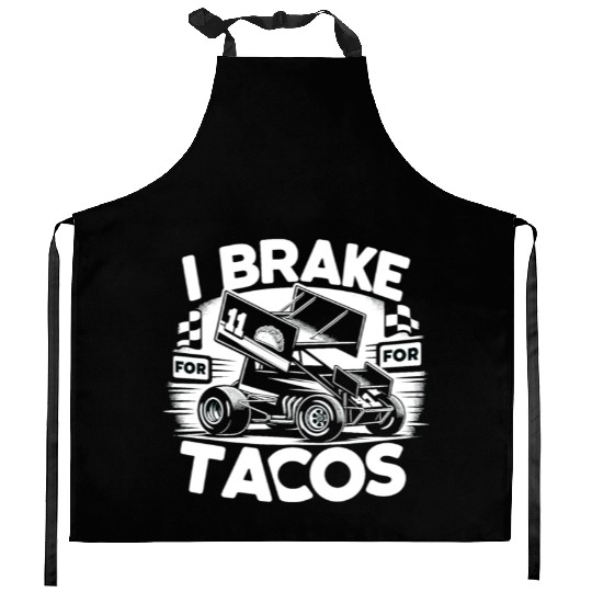 Sprint Car Mom Dirt Track Racing Racing Race Day Kitchen Aprons
