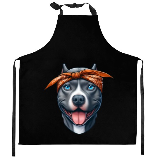 Pitbull The Gangster Kitchen Aprons