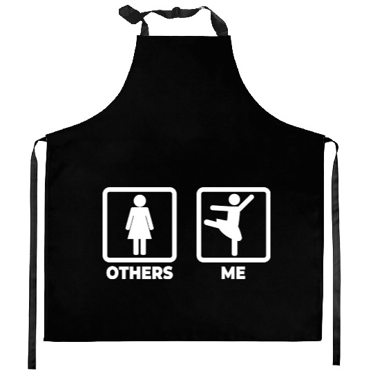 Me as a Ballet Dancer Kitchen Aprons