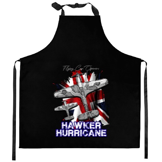 The Hawker Hurricane British single-seater monopla Kitchen Aprons