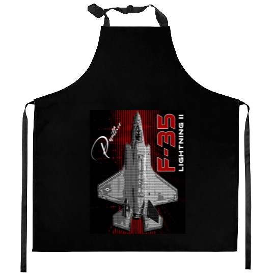 Lockheed Martin F-35 Lightning II Kitchen Aprons