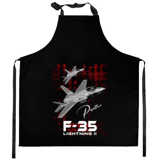 Lockheed Martin F-35 Lightning II Kitchen Aprons