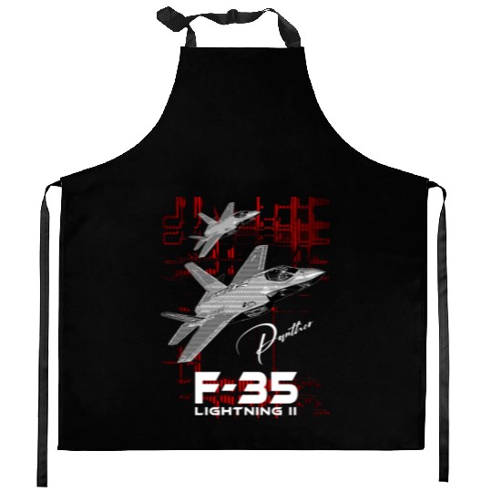 Lockheed Martin F-35 Lightning II Kitchen Aprons