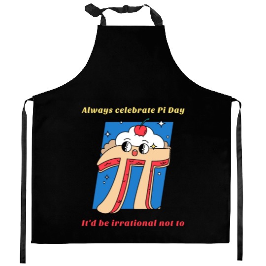 Mathematics Pi Day Kitchen Aprons