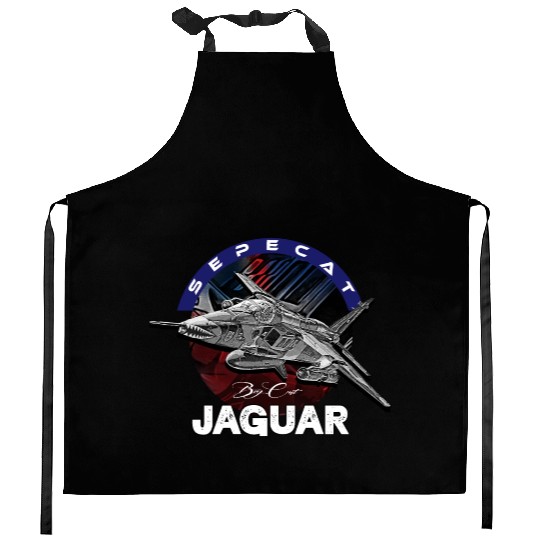 Sepecat Jaguar British-French Fighterjet Military Kitchen Aprons