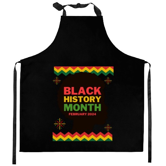 Strength in Diversity Black History Month Kitchen Aprons
