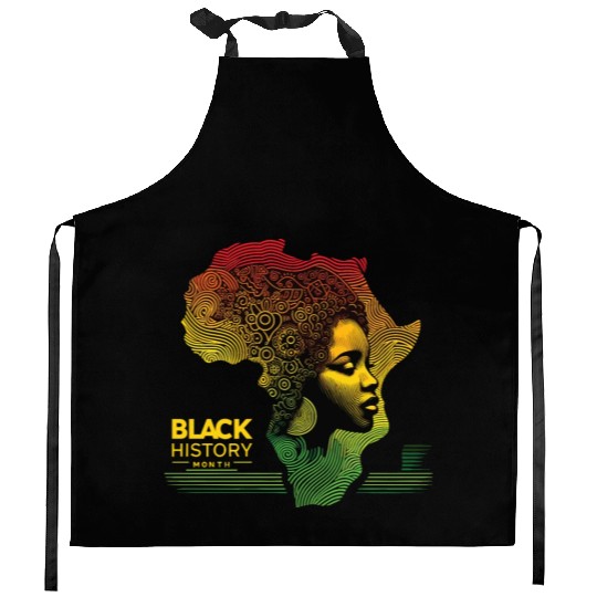 Black History Month - Shades of Legacy Kitchen Aprons