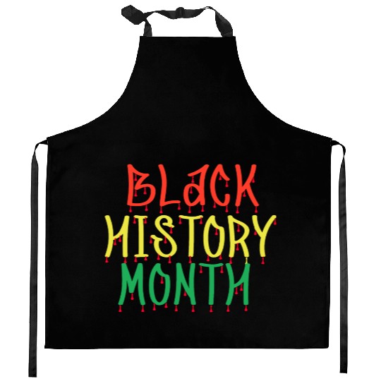 Black History Month Kitchen Aprons Women I Am Black History