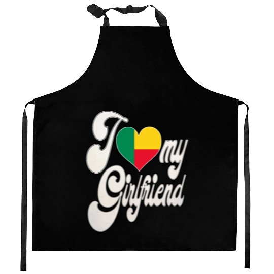 BeninI Love My Benin Girlfriend Kitchen Aprons