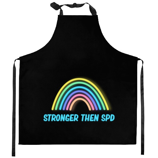 Stronger Than SPD Awareness Disorder Toddler Kitchen Aprons