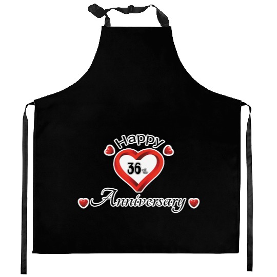 anniversary 36th Kitchen Aprons