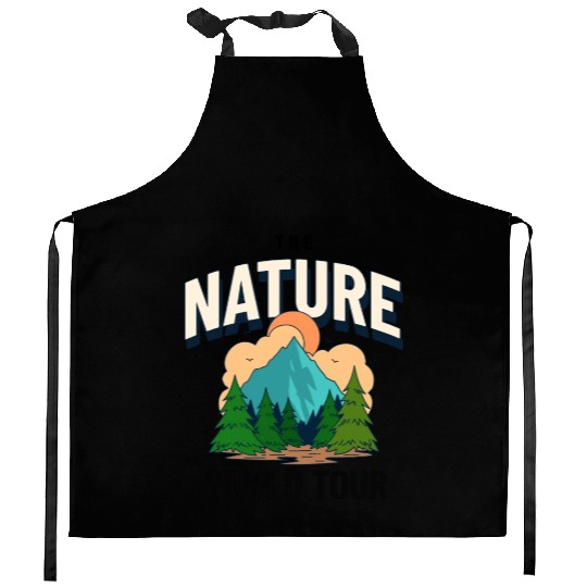 The Nature World Tour Kitchen Aprons