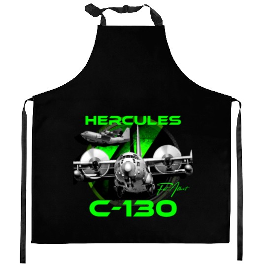 C-130 Hercules Military Aircraft Kitchen Aprons
