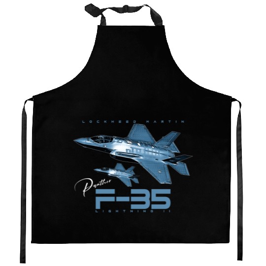 Lockheed Martin F-35 Lightning II Kitchen Aprons