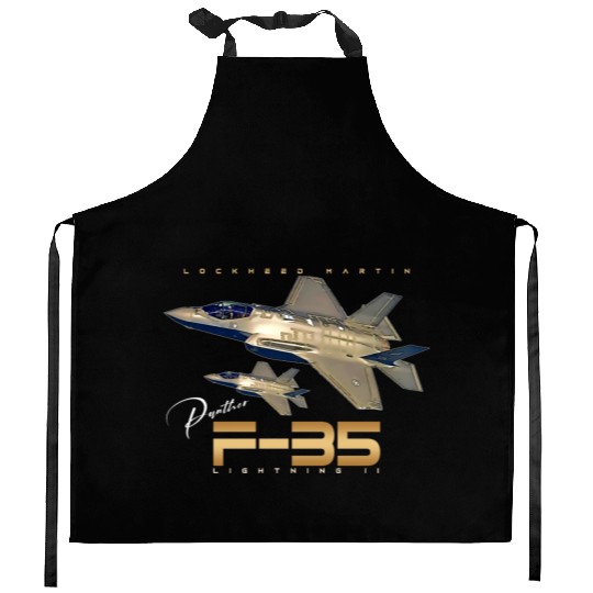 Lockheed Martin F-35 Lightning II Kitchen Aprons