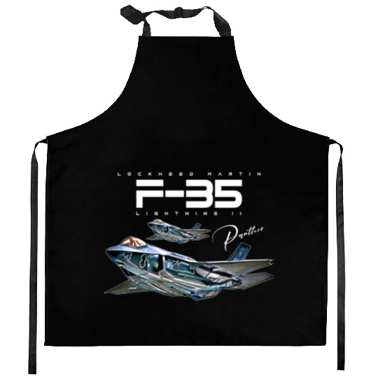 Lockheed Martin F-35 Lightning II Kitchen Aprons