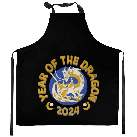2024: Year of the Dragon Kitchen Aprons