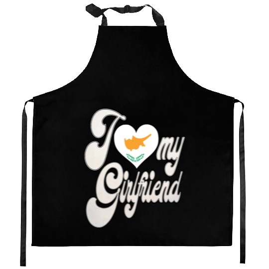 CyprusI Love My Cypriot Girlfriend Kitchen Aprons
