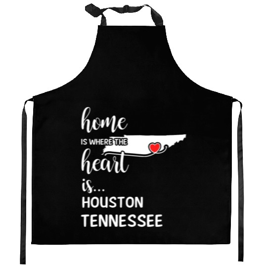 Houston County Tennessee Is Where My Heart Is Gift Kitchen Aprons