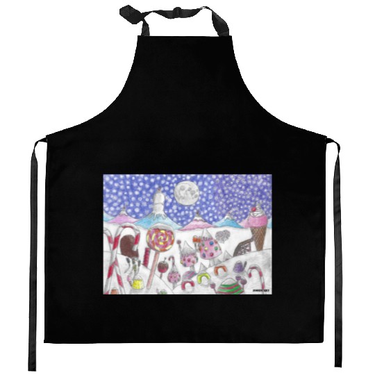 The Nutcracker Christmas Candy Land Kitchen Aprons