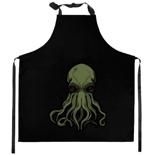 Cthulhu! The Stars are finally right! Kitchen Aprons
