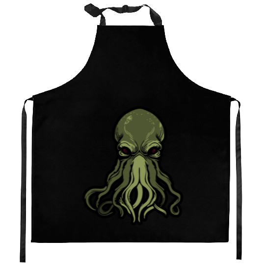 Cthulhu! The Stars are finally right! Kitchen Aprons