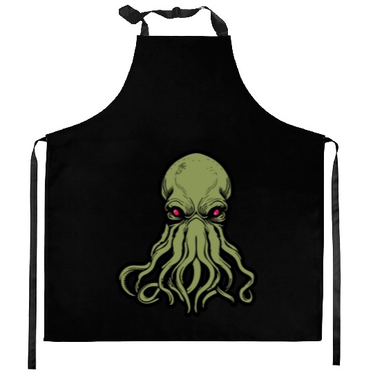 Cthulhu! The Stars are finally right! Kitchen Aprons