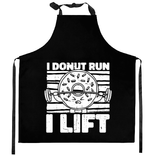 Fitness Donut Funny Donut Gym Kitchen Aprons