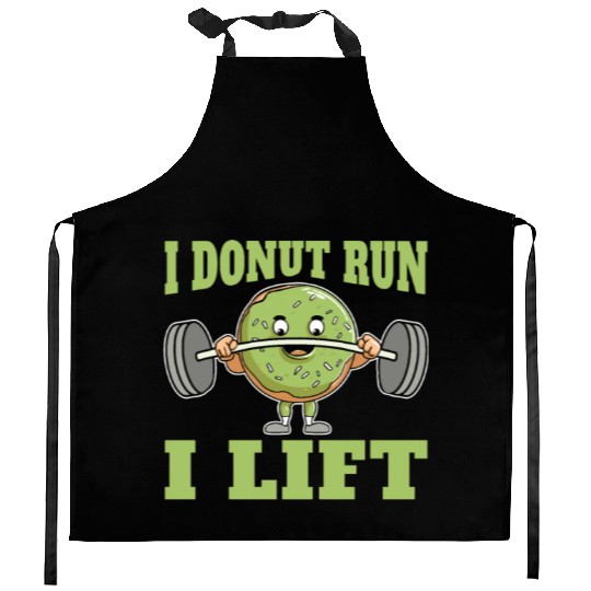Fitness Donut Donut Gym Kitchen Aprons
