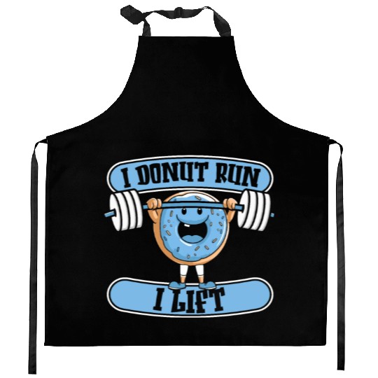 Fitness Donut Funny Donut Gym Kitchen Aprons