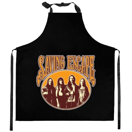Saving Escape band concert temp Kitchen Aprons