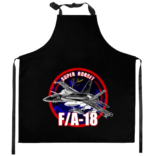 F18 Hornet Us Air Force Fighterjet Kitchen Aprons