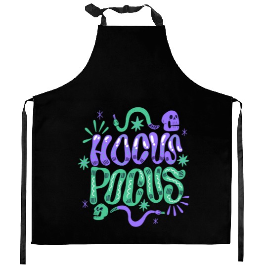hocus pocus Kitchen Aprons