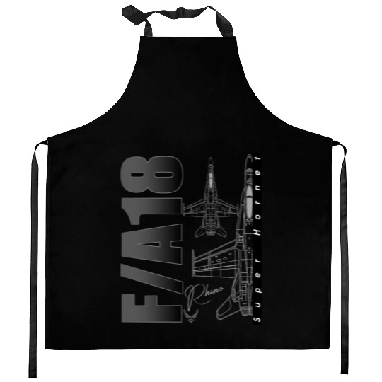 F18 Hornet Us Air Force Fighterjet Kitchen Aprons