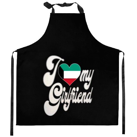 KuwaitI Love My KuwaitI Love My Girlfriend Kitchen Aprons
