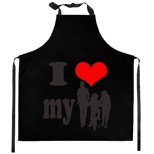 Family love Kitchen Aprons