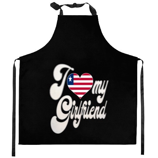LiberiaI Love My Liberian Girlfriend Kitchen Aprons