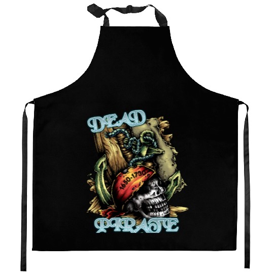 Dead Pirate: Eternal Marauder Kitchen Aprons